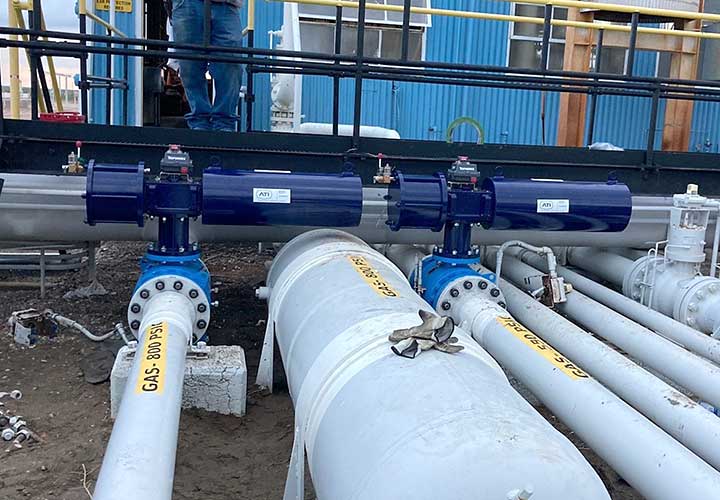 ATI Gas Motor Actuators Provide Unique  Pipeline Solution for Semgas, L.P.